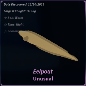Complete the Boreal Pines Bestiary: Fisch Guide & Tips 11 Eelpout
