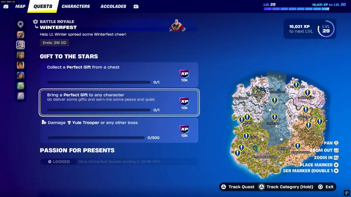 Complete Guide to Fortnite Winterfest 2025 Quests and Rewards 6 Fortnite Winterfest 2025 Quests tab