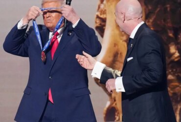 Trump’s FIFA ‘Peace Prize’ Ceremony: A New Orb Touching Meme? 12 Trump’s FIFA ‘Peace Prize’ Ceremony: A New Orb Touching Meme?