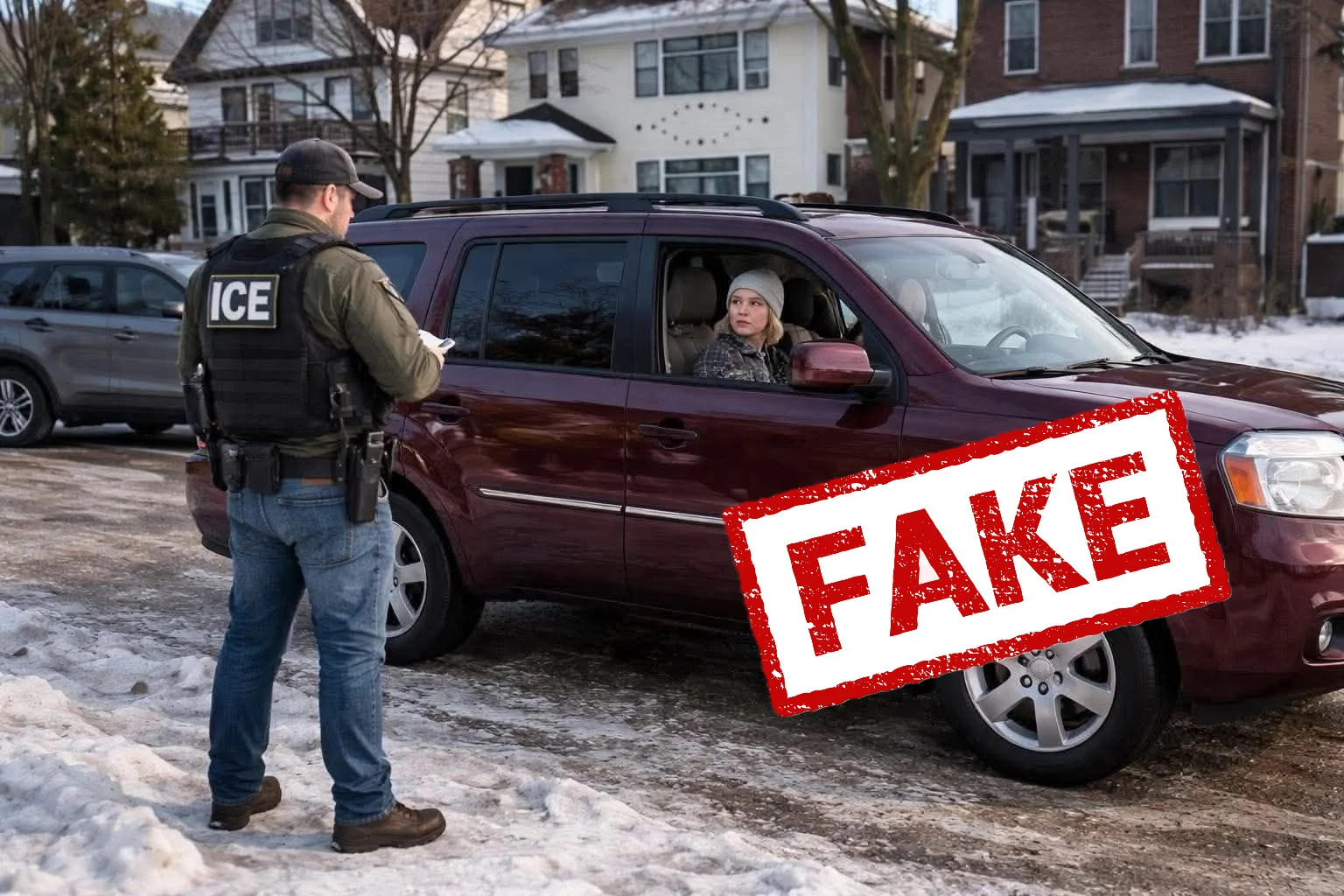 AI Abuse: Renee Good Case & Image Exploitation 7 Fake image created by AI purporting to show Renee Good before being shot by an ICE agent.