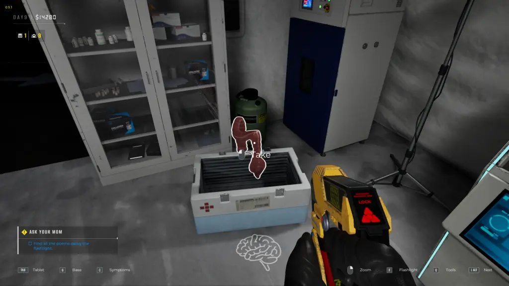 Quarantine Zone Lab: Last Check Guide 8 Extracted organ