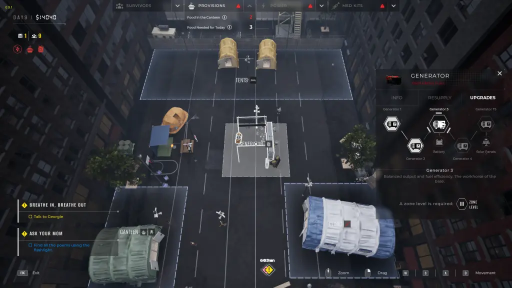 Quarantine Zone: Best Upgrades & Items 7 Generator upgrade in Quarantine Zone