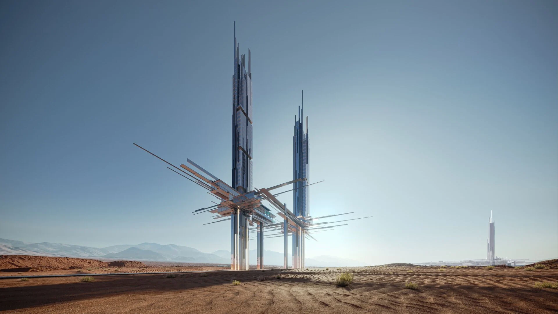 The Line Shrinks: Data Centers Over Homes? 7 Artist mock-up of the original plans for The Line.