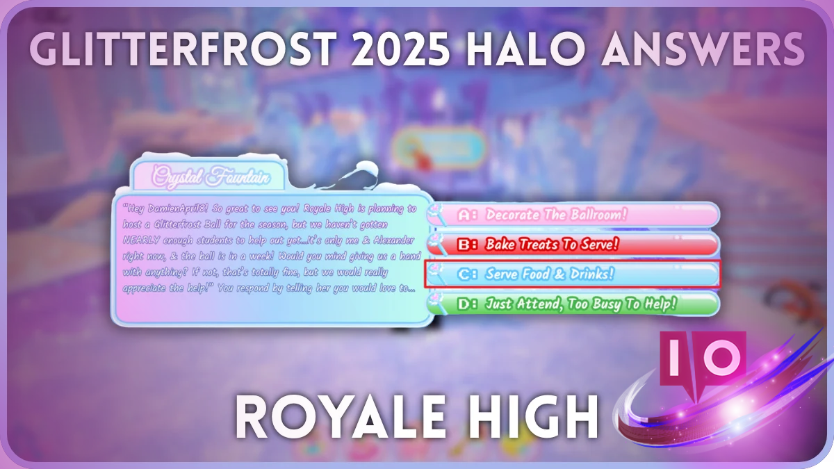 2025 Royale High Glitterfrost Halo Answers: Wave 2 Guide 5 2025 Royale High Glitterfrost Halo Answers: Wave 2 Guide
