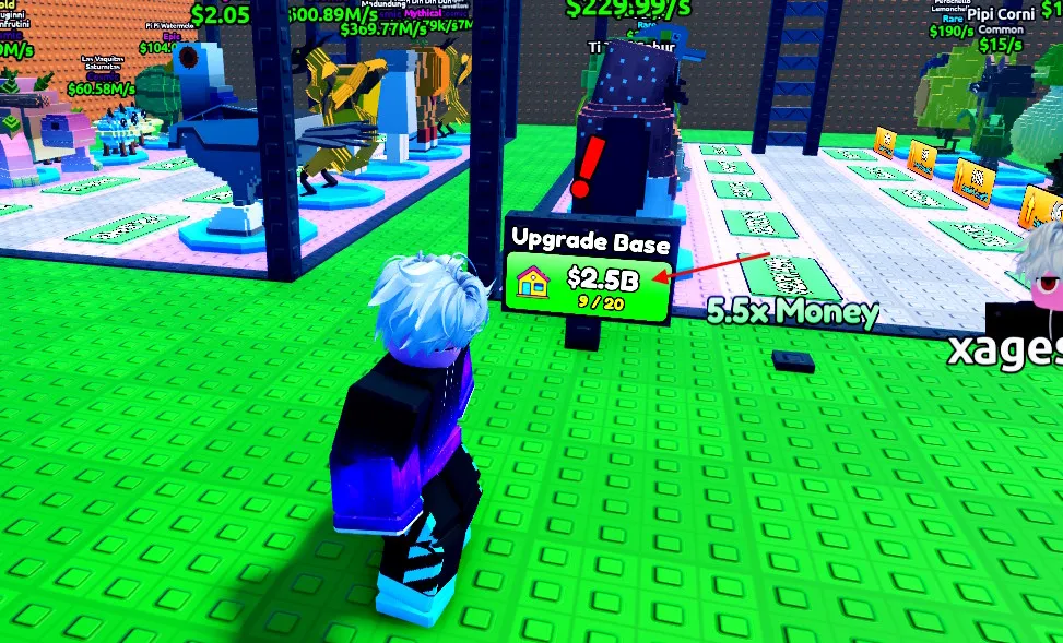 Escape Tsunami: Upgrade Base & Get More Slots! 6 Upgrade Base in Escape Tsunami for Brainrots