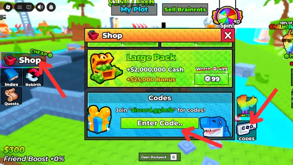 Fishing Brainrots Codes (Jan 2026) – Get Freebies! 6 Redeem My Fishing Brainrots Codes
