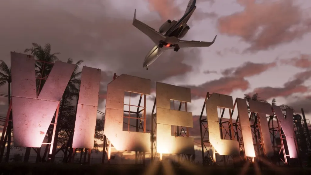 GTA 6 Leaks Confirmed! Rockstar Responds 6 Vice City sign in GTA 6