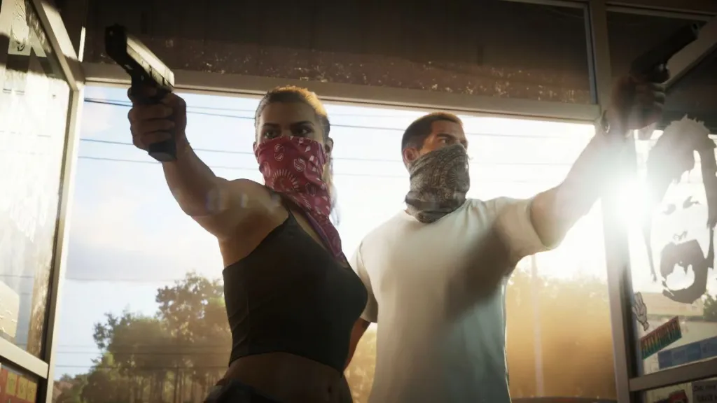 GTA 6 Physical Release Delayed? Spoiler Fears! 6 Jason and Lucia in GTA 6 Trailer One