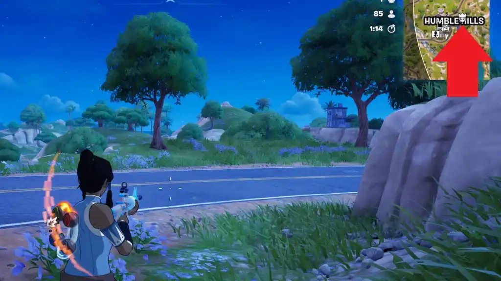 Human Bill Fortnite Chapter 7 Location 6 Boss map icon marked in fortnite