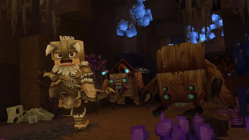 Hytale Release Date: Countdown & Exact Time 6 A character running away from a monster in Hytale.