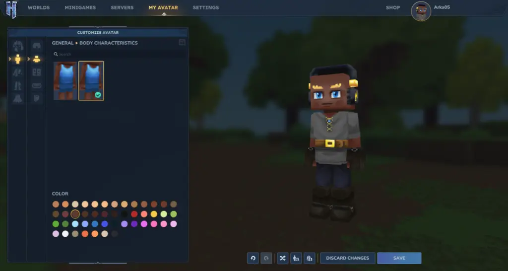 Hytale Skin Color: How to Change It! 6 Skin color choices in Hytale