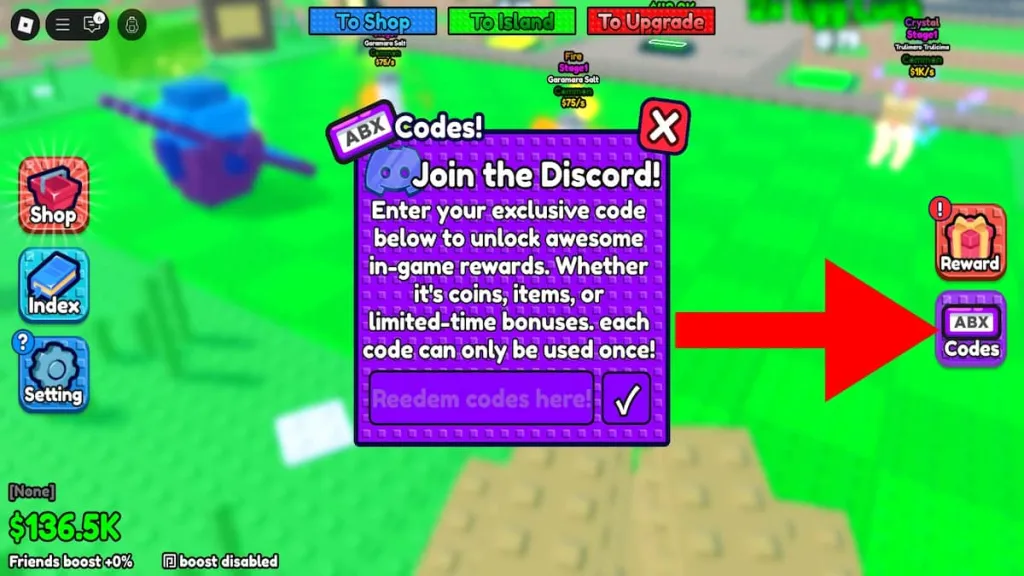 Kick a Brainrot Codes (January 2026) 6 how to redeem Kick a Brainrot codes.