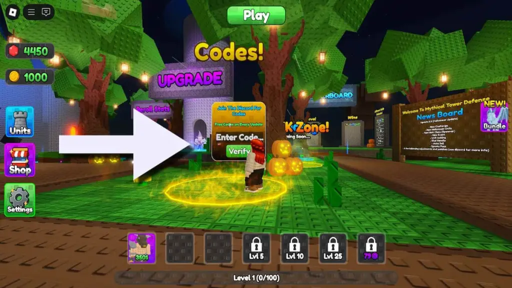 Mythical Tower Defense Codes (Jan 2026) 6 How to redeem Mythical Tower Defense codes