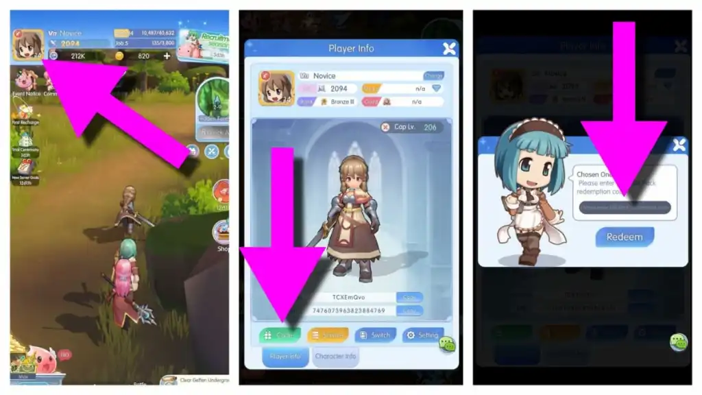 Ragnarok Idle Adventure Plus Codes (Jan 2026) 6 How to redeem Ragnarok Idle Adventure Plus codes