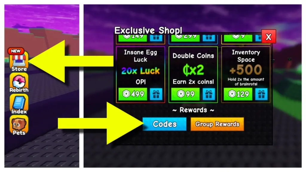 Spin a Brainrot Codes (January 2026) 6 How to redeem Spin a Brainrot codes