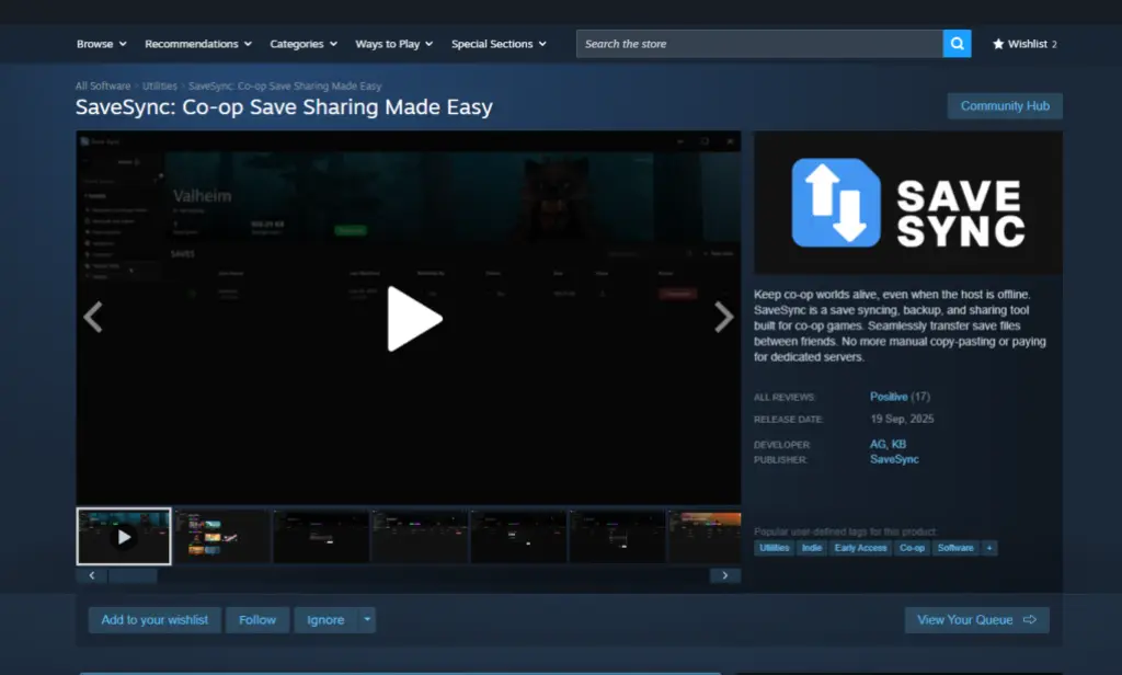StarRupture: Create a Multiplayer Server 7 SaveSync app