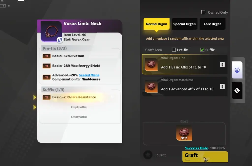 Torchlight Infinite: Gear Grafting Explained 6 Gear grafting in Torchlight Infinite