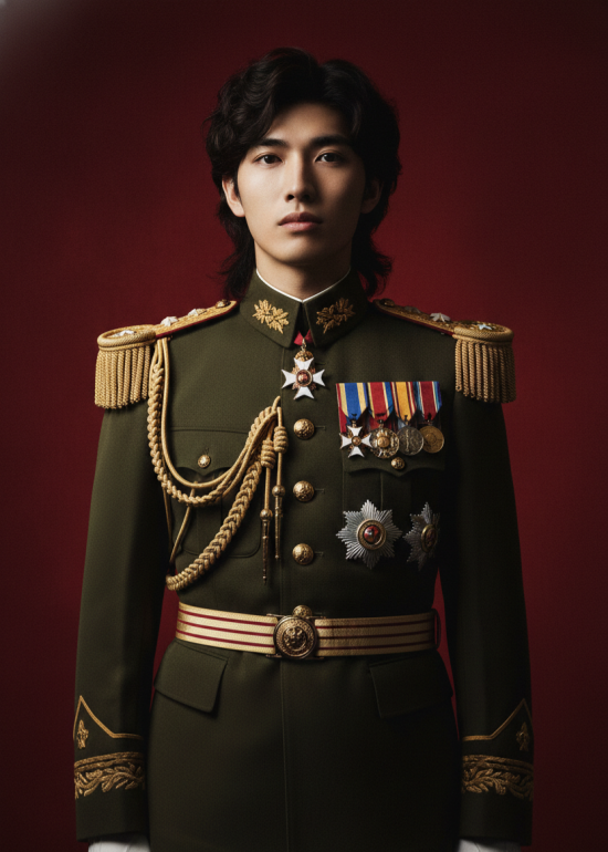 Hirohito AI Prompts: Guide, Ideas & Tutorials 7 a male in military attire