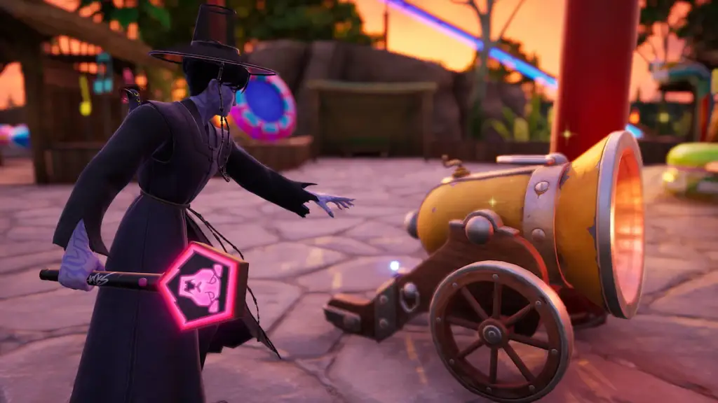 Fortnite Chapter 7 Season 1: Treasure Cannons Guide for Base Items 8 Interacting with a treasure cannon in fortnite