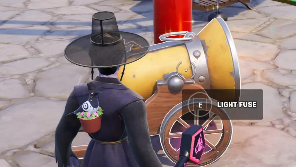 Fortnite Chapter 7 Season 1: Treasure Cannons Guide for Base Items 7 Light fuse option on treasure cannon in fortnite