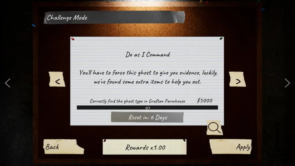 Exploring the Weekly Challenge in Phasmophobia: Tips & Insights 6 Do As I Command challenge description in Phasmophobia