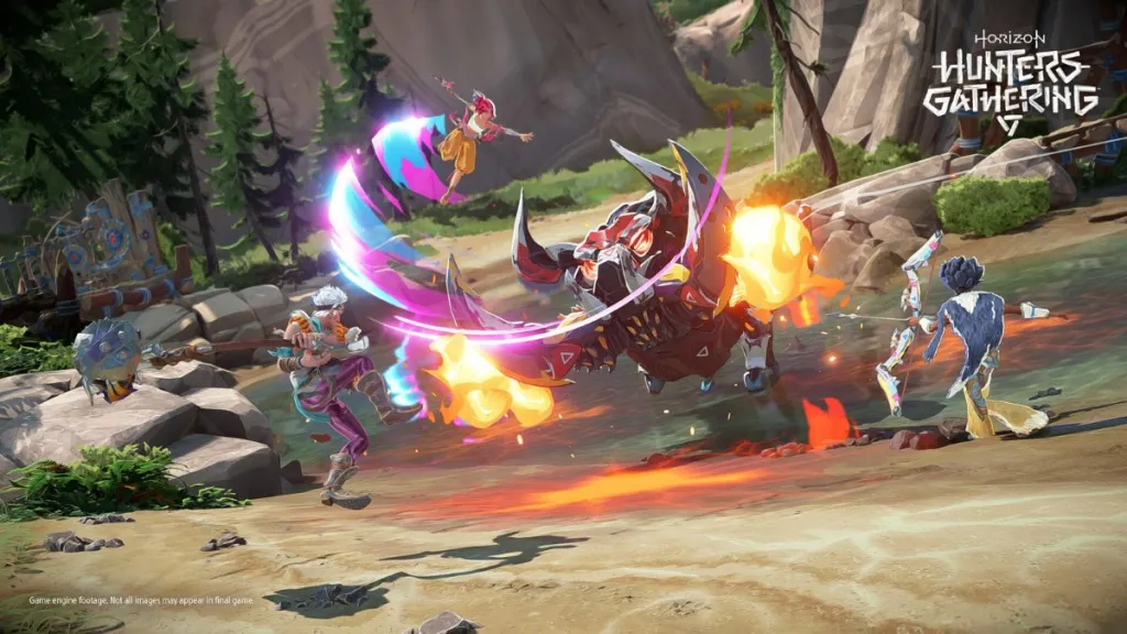 Horizon Hunters Gathering: Co-op Robot Hunting! 6 Horizon Hunters Gathering Combat