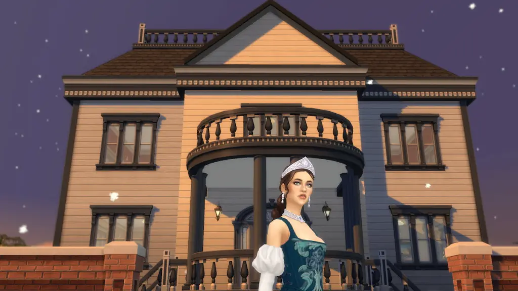 How to Inspect Cordelia’s Statue in The Sims 4 6 Standing in front of Municipal Muses Museum in the sims 4