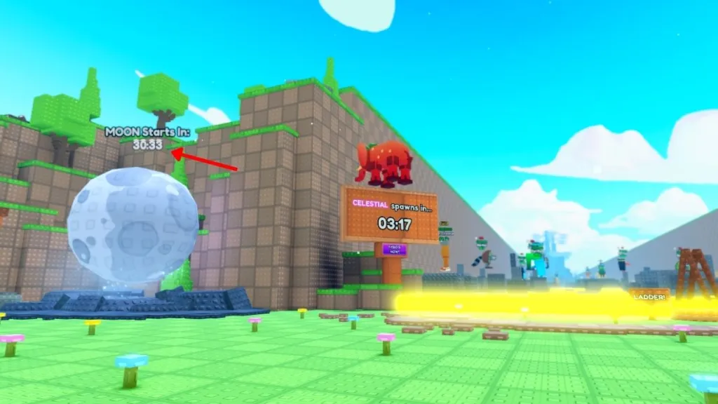 How to Survive Lava: Brainrots Moon Event Guide 6 When Does Moon Event Start in Survive LAVA for Brainrots