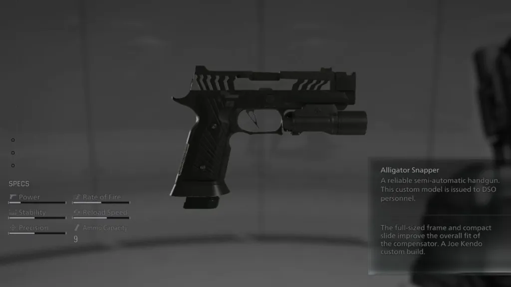 Resident Evil Requiem: All Weapons and How to Get Them 6 Resident Evil Requiem Alligator Snapper Weapon
