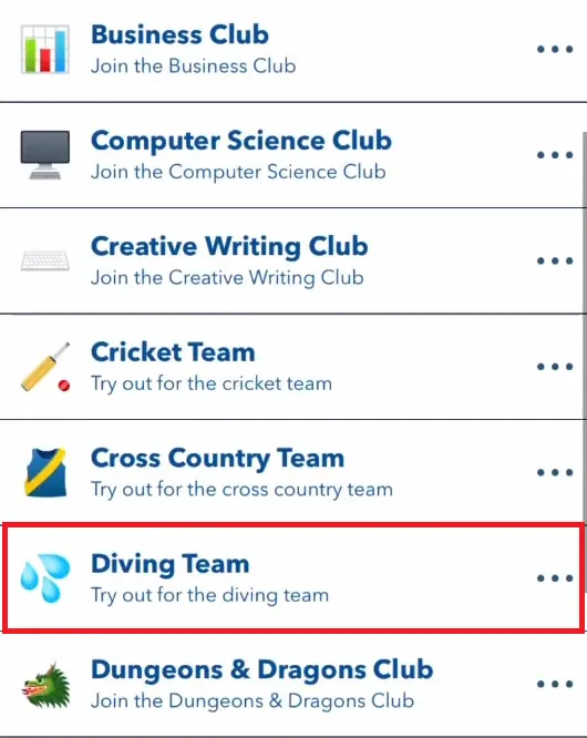 How to Complete the BitLife Titanic Challenge: Step-by-Step Guide 7 diving team in bitlife