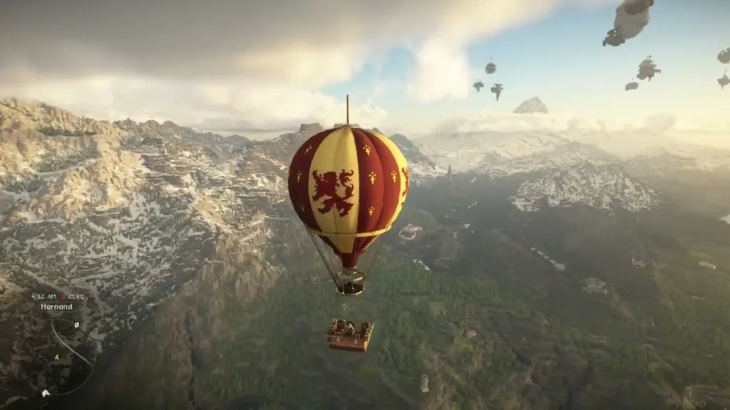 Crimson Desert Flight Skill Guide: How to Fly Around Pywel 9 Crimson Desert hot air balloon