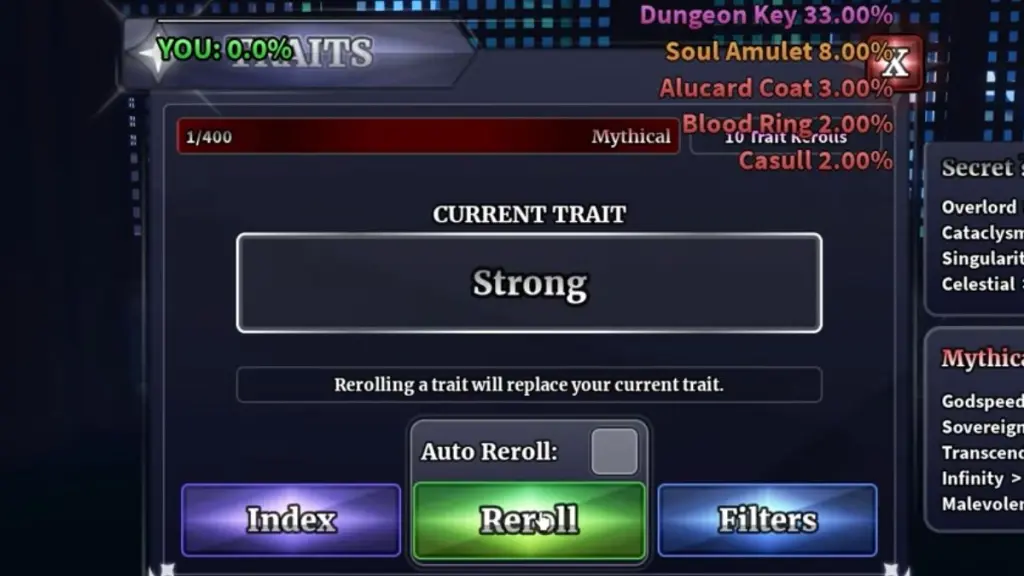 Complete Guide to All Sailor Piece Traits and How to Get Them 7 Trait Reroll option