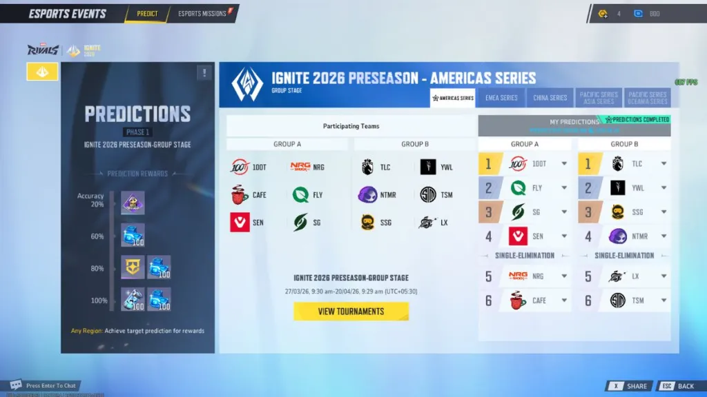 Marvel Rivals Ignite 2026 Preseason: Predictions & Rewards 7 Marvel Rivals Ignite 2026 Americas Predictions
