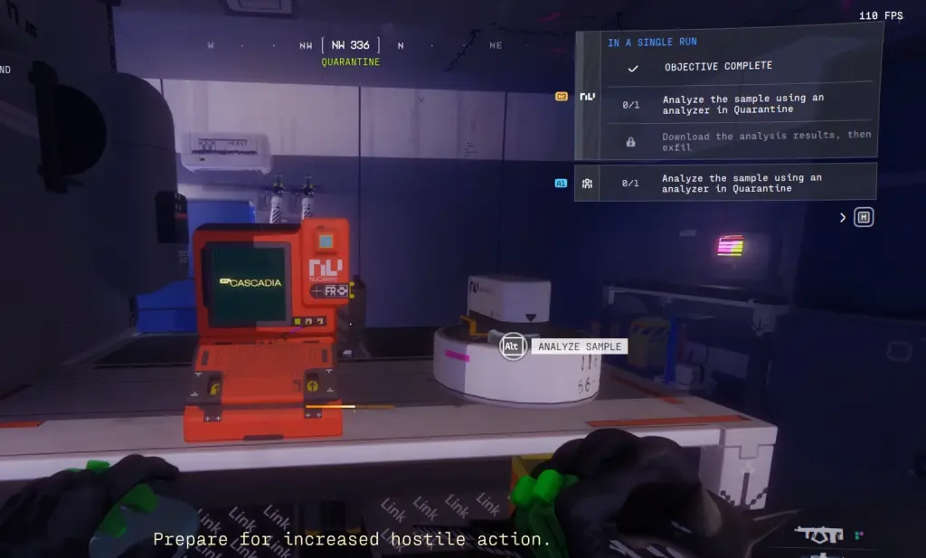 Analyzing Contagion Samples in Marathon: Selection Pressures 4 Guide 8 Analyzer in the Quarantine