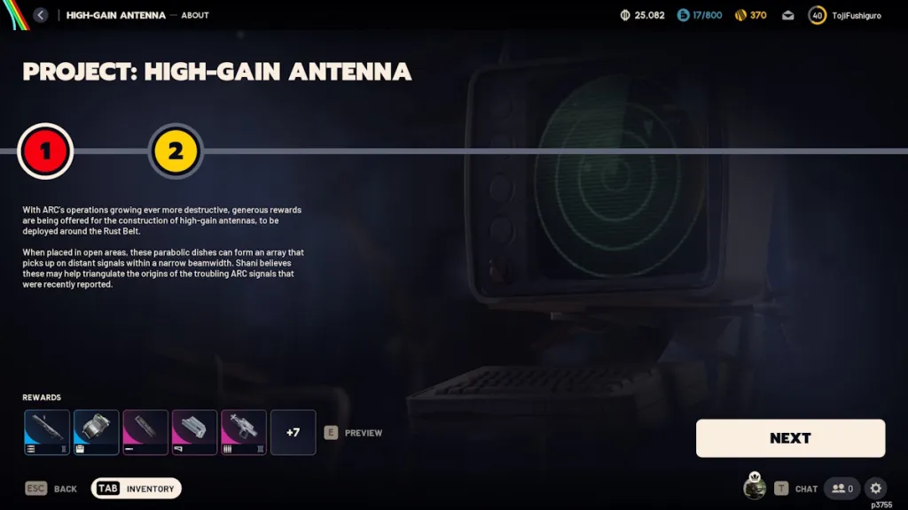 Arc Raiders High-Gain Antenna Project Guide: DIY Build & Tips 8 Project High Gain Antenna in Arc Raiders