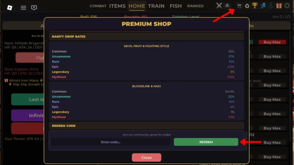 Fruit Piece Incremental Codes: March 2026 Update 6 Redeem Fruit Piece Incremental Codes