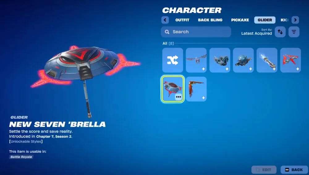 How to Get the Fortnite Chapter 7 Season 2 Victory Umbrella 6 New Seven Victory Umbrella Fortnite Chapter 7 Season 2