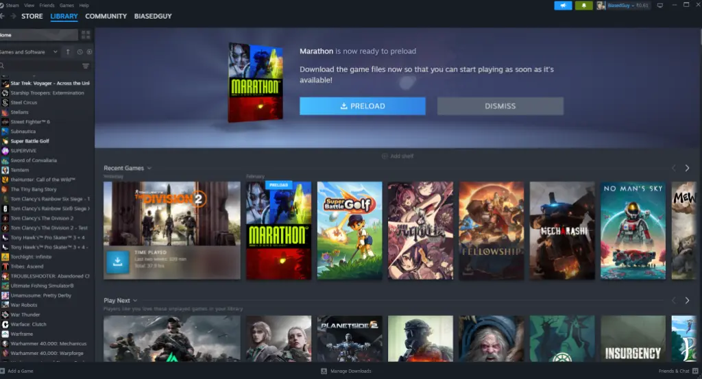 How to Preload Marathon: File Sizes, Times & Complete Guide 6 Marathon pre-load window on Steam