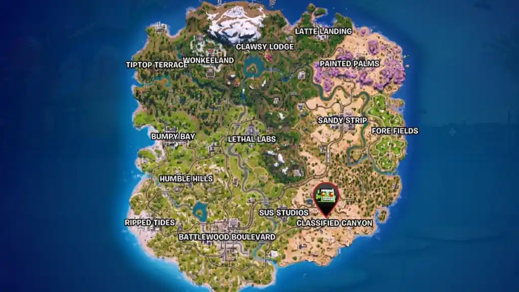 How to Talk to Hope and Recruit The Elites in Fortnite Chapter 7 S1 6 Hope's map location in fortnite