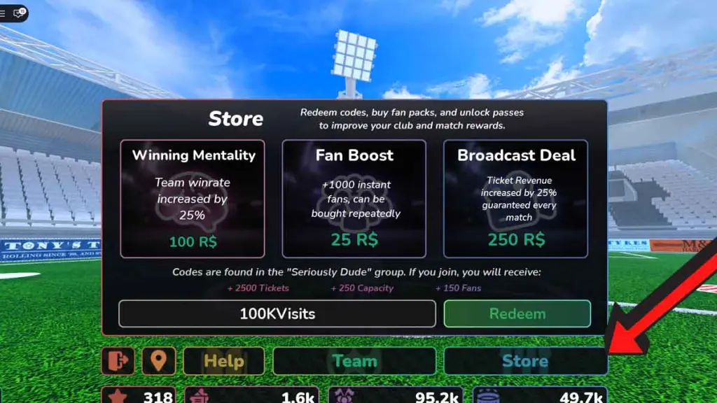 Stadium Simulator 2 Codes – March 2026 (Redeemable & Working) 6 How To Redeem Stadium Simulator 2 Codes