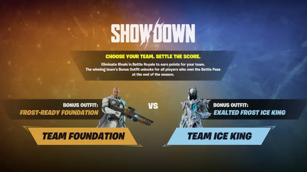 Which to Join in Fortnite Chapter 7 S2: Team Foundation or Ice King? 6 team foundation vs ice king in fortnite