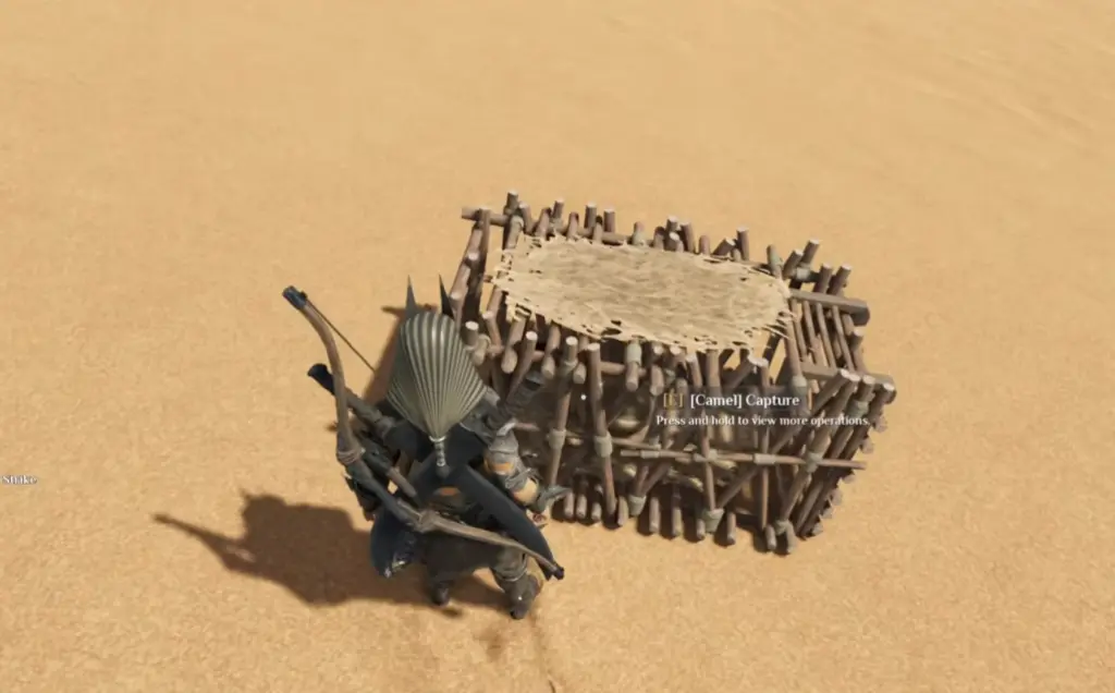 How to Get the Camel Mount in Soulmask: Shifting Sands 7 Baby camel trapped in a trap