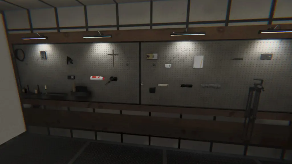 Phasmophobia Weekly Challenge: Guide to Objectives & Rewards 7 Challenge equipment hung on the wall in phasmophobia
