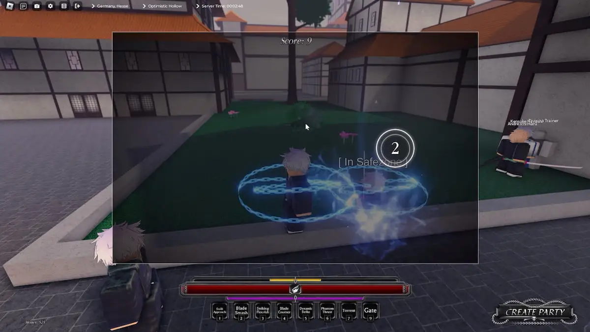 Complete Soul Reaper Progression Guide in Paradox | Roblox 8 Player meditating and doing a minigame for the Shikai progression in Paradox Roblox experience