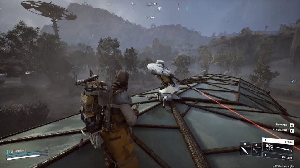 Arc Raiders ‘Last Resort’ Event Guide: Progression, Rewards & Tips 6 Sentinel turret on top of Hydrophonic Dome building in Arc Raiders