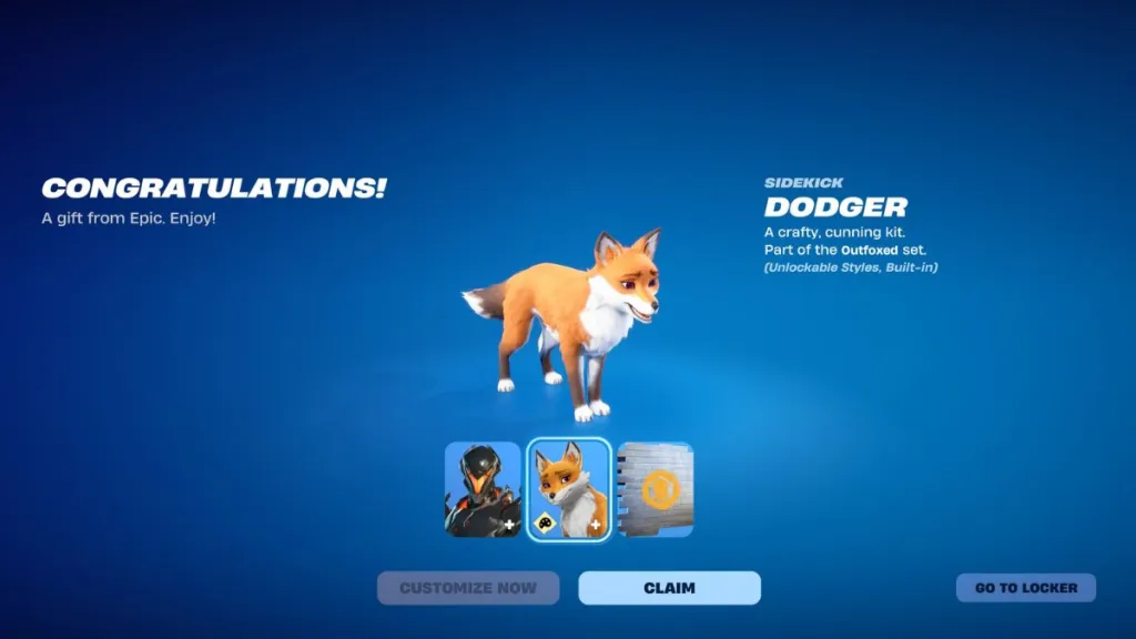 How to Get Dodger Sidekick Free in Fortnite 6 Dodger Fortnite Sidekick Free
