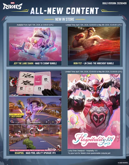 Marvel Rivals April 9 Patch Notes: Maid Skins, Fixes & More 6 Marvel Rivals new skins arriving on April 9 Patch