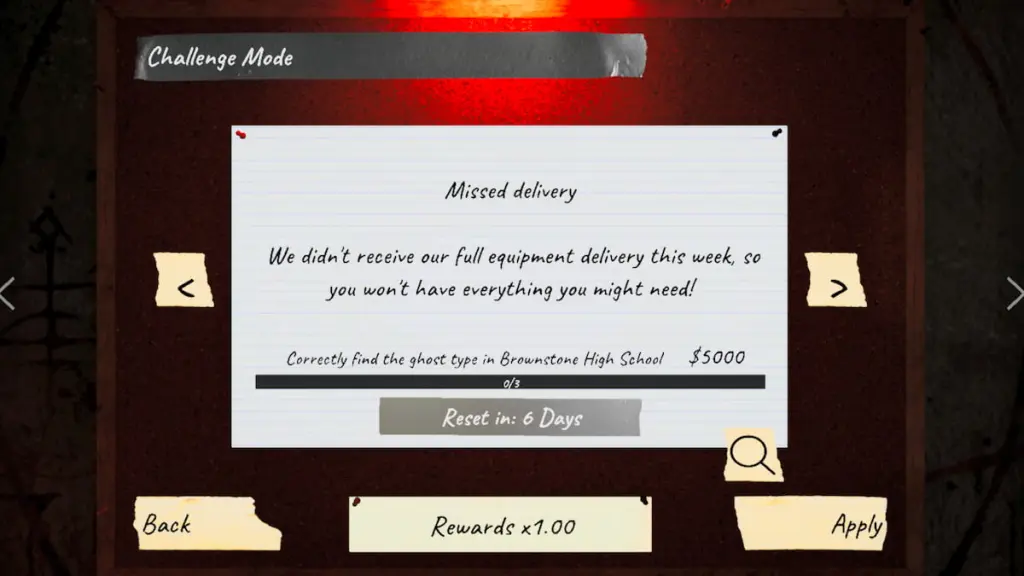 Phasmophobia Weekly Challenge: Guide to Objectives & Rewards 6 Weekly challenge mode in phasmophobia