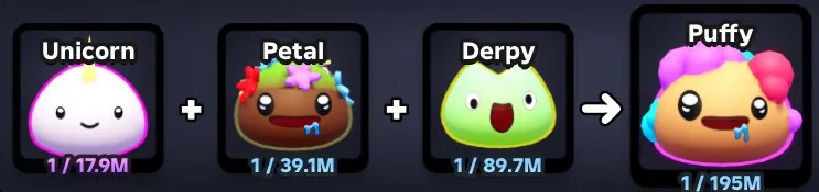 All Slime RNG Recipes & Locations — Complete Crafting Guide 15 Puffy slime recipe