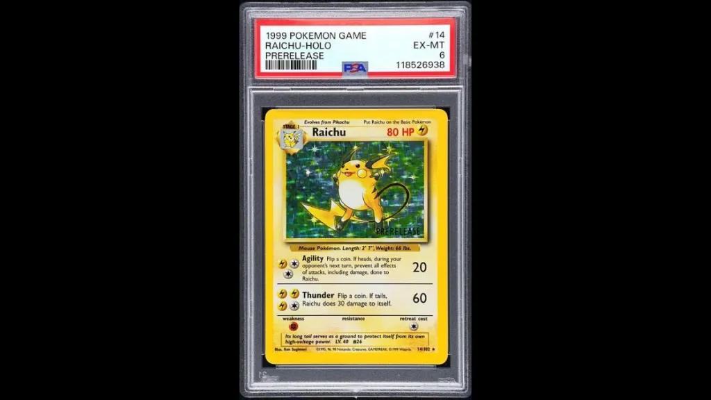 Top 25 Rarest Pokemon Cards Right Now (May 2026) 9 1999 Prerelease Raichu rarest Pokemon cards